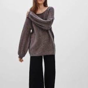Aritzia Wilfred Chapais Brown Wool Blend Sweater- Size XXS